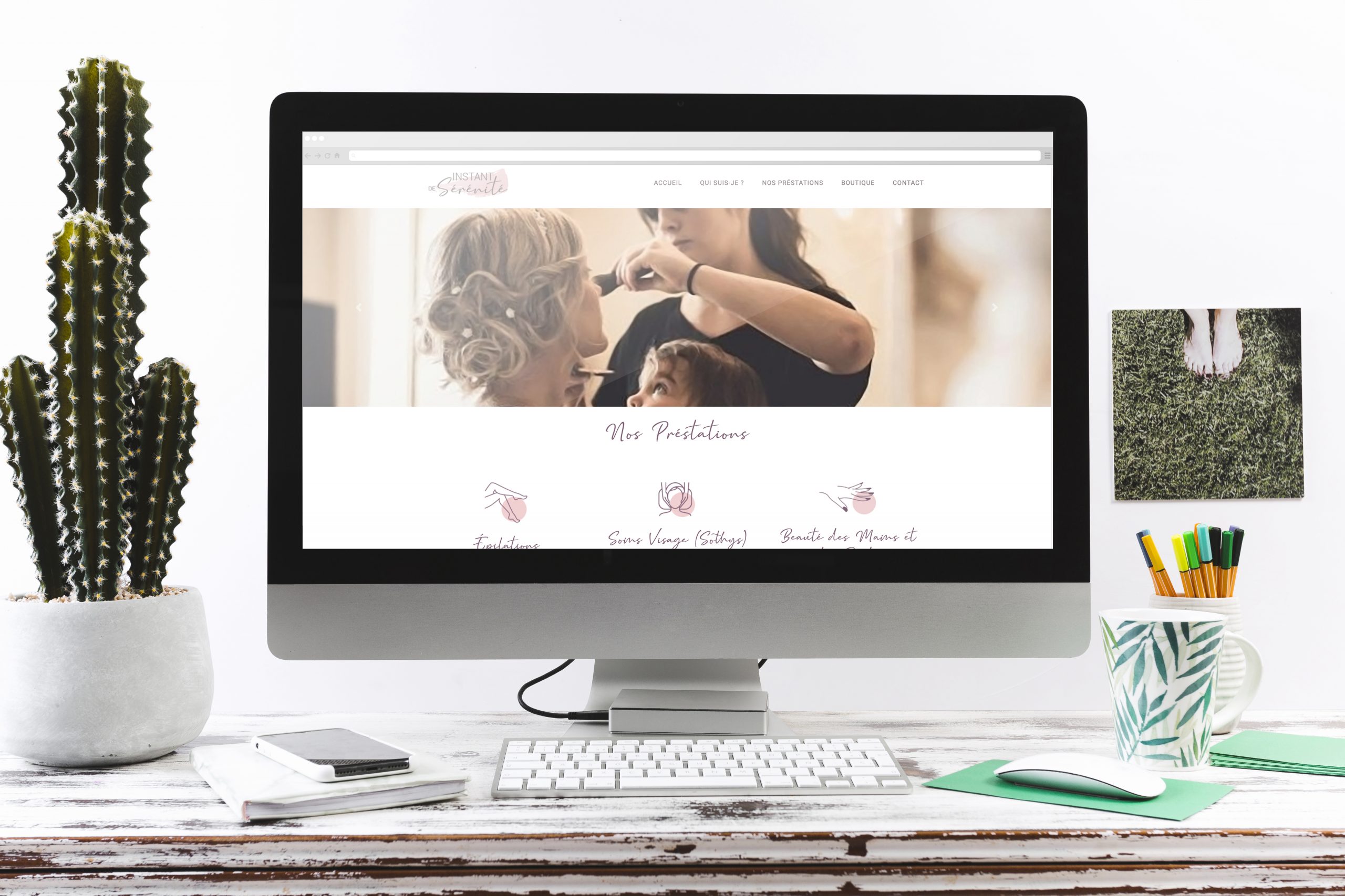 web design instant de sérénité